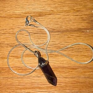 Amethyst Pendant Necklace